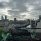 View of London city from a rooftop